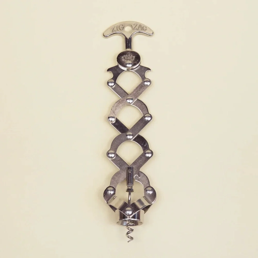 VERY RARE Zig Zag France vintage expandable corkscrew barware wine opener VGUC
